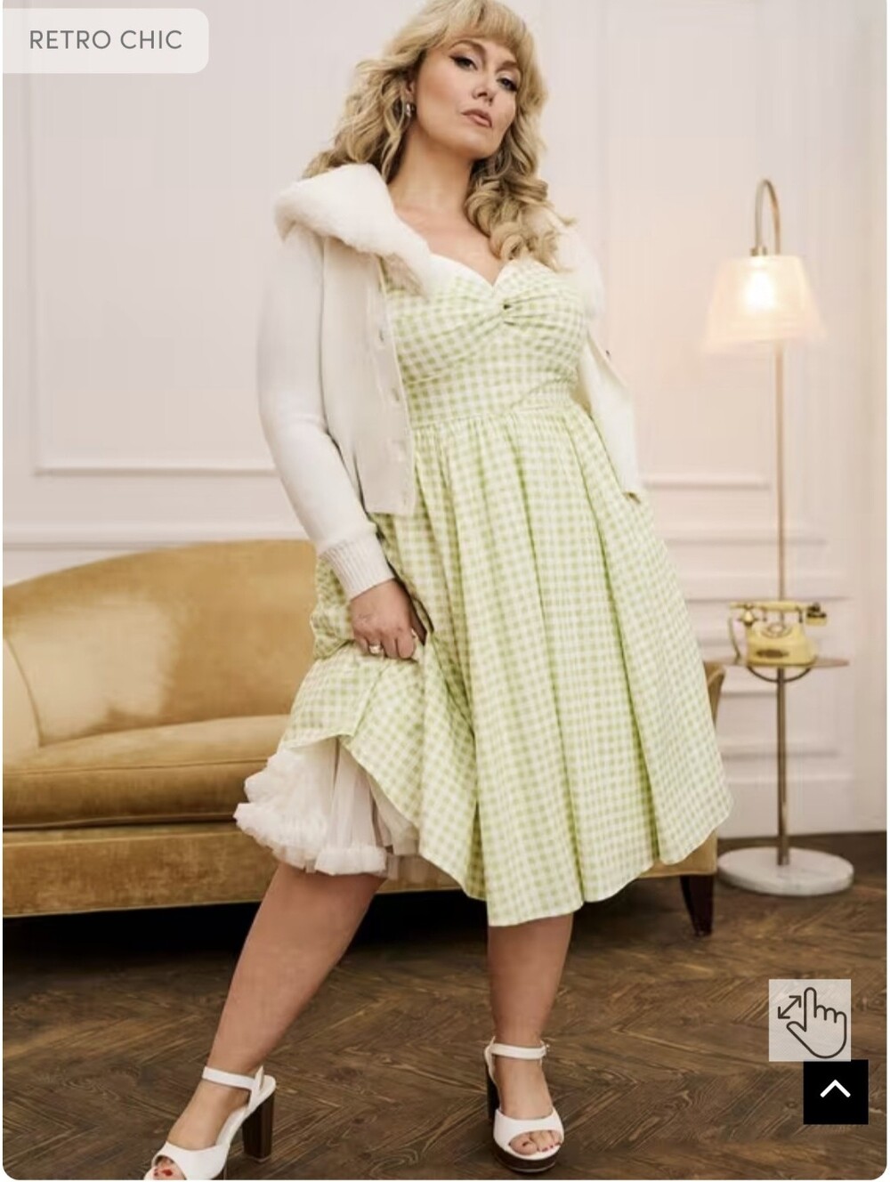 Torrid Retro Chic Twist Front Dress